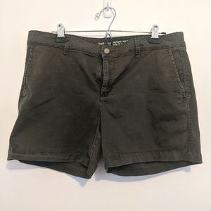 Green GAP Khaki Shorts